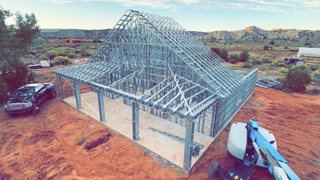 Aerial barndo steel kit in Florida